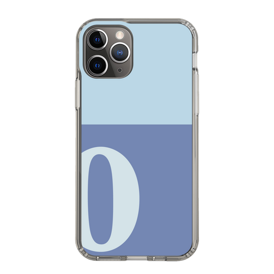 Slim Protection Case［ Original - initial two tone - O blue ］