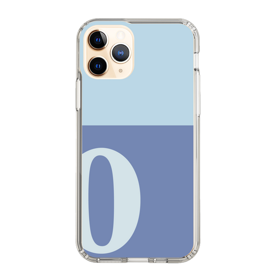Slim Protection Case［ Original - initial two tone - O blue ］