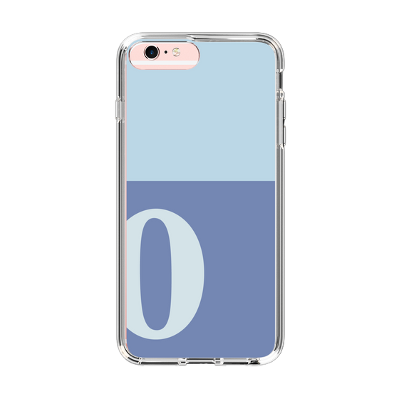 Slim Protection Case［ Original - initial two tone - O blue ］