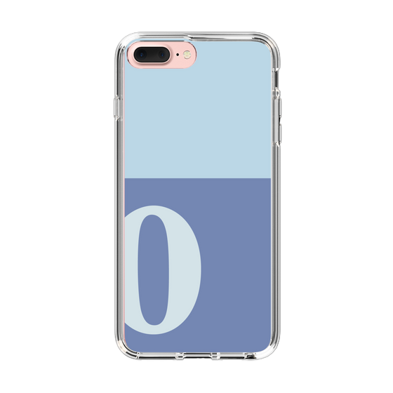 Slim Protection Case［ Original - initial two tone - O blue ］