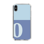 Slim Protection Case［ Original - initial two tone - O blue ］