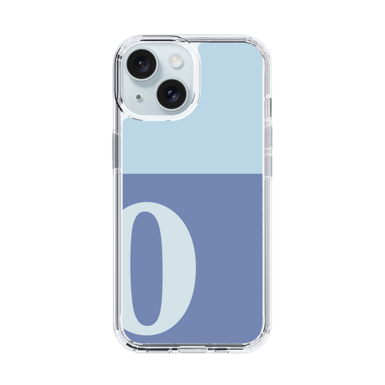 Slim Protection Case［ Original - initial two tone - O blue ］