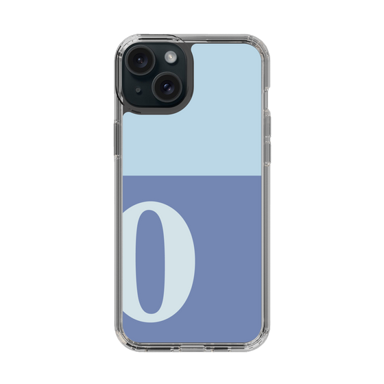 Slim Protection Case［ Original - initial two tone - O blue ］