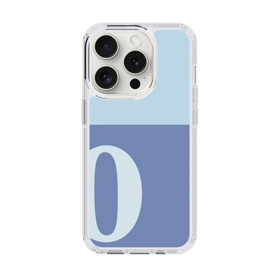 Slim Protection Case［ Original - initial two tone - O blue ］
