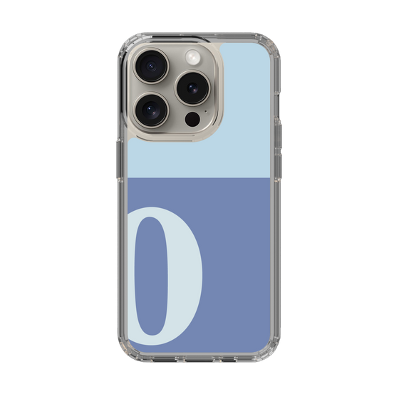 Slim Protection Case［ Original - initial two tone - O blue ］
