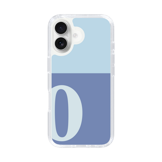 Slim Protection Case［ オリジナル - initial two tone - O blue ］