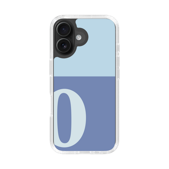 Slim Protection Case［ オリジナル - initial two tone - O blue ］