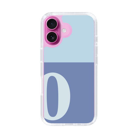 Slim Protection Case［ オリジナル - initial two tone - O blue ］