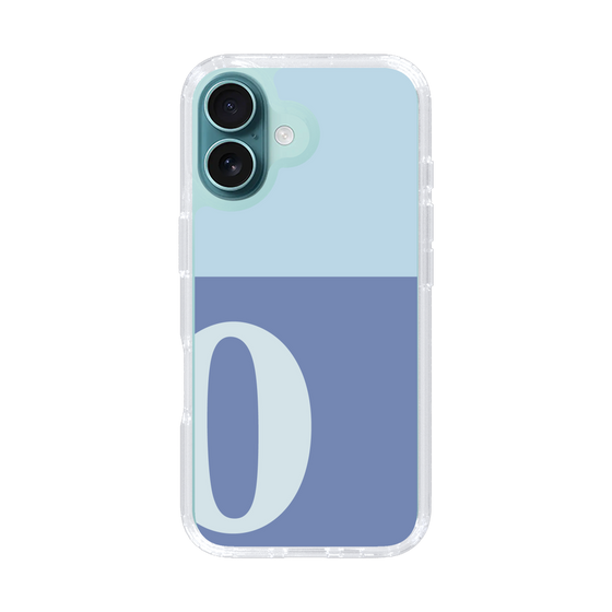 Slim Protection Case［ オリジナル - initial two tone - O blue ］