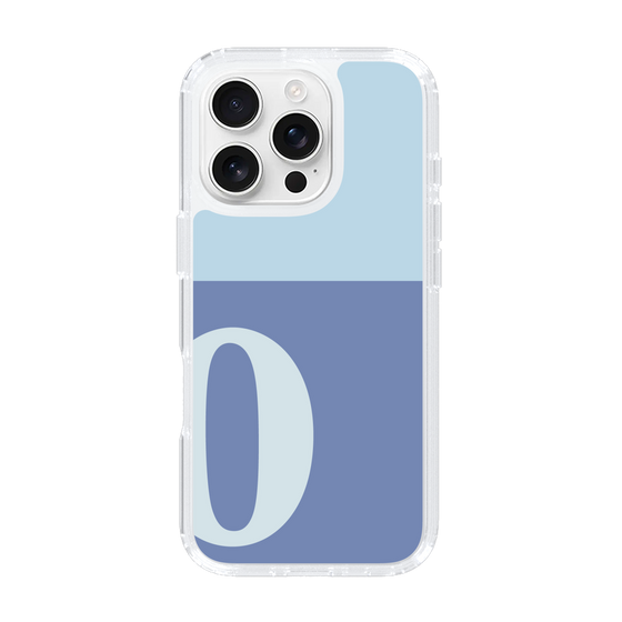 Slim Protection Case［ オリジナル - initial two tone - O blue ］