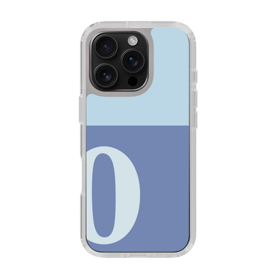 Slim Protection Case［ オリジナル - initial two tone - O blue ］