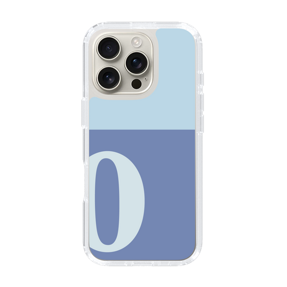 Slim Protection Case［ オリジナル - initial two tone - O blue ］