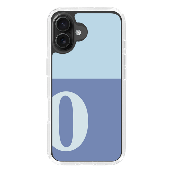 Slim Protection Case［ オリジナル - initial two tone - O blue ］