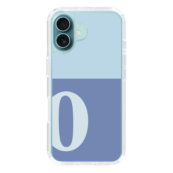 Slim Protection Case［ オリジナル - initial two tone - O blue ］