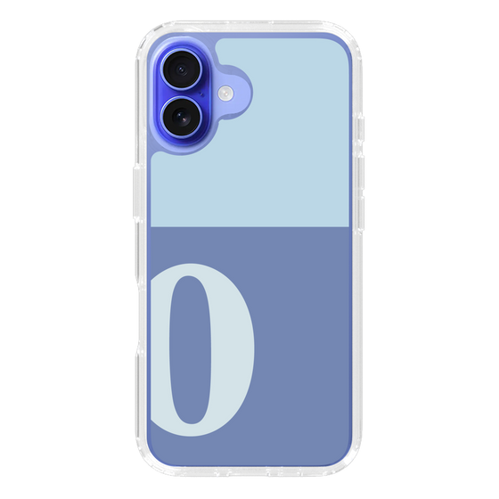 Slim Protection Case［ オリジナル - initial two tone - O blue ］