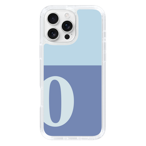 Slim Protection Case［ オリジナル - initial two tone - O blue ］