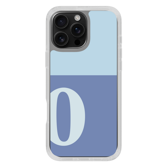 Slim Protection Case［ オリジナル - initial two tone - O blue ］