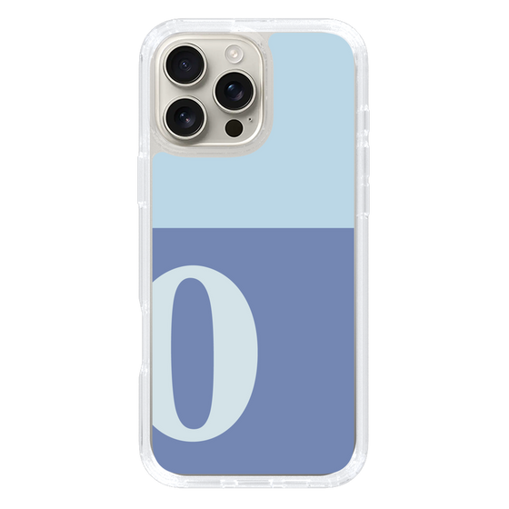 Slim Protection Case［ オリジナル - initial two tone - O blue ］