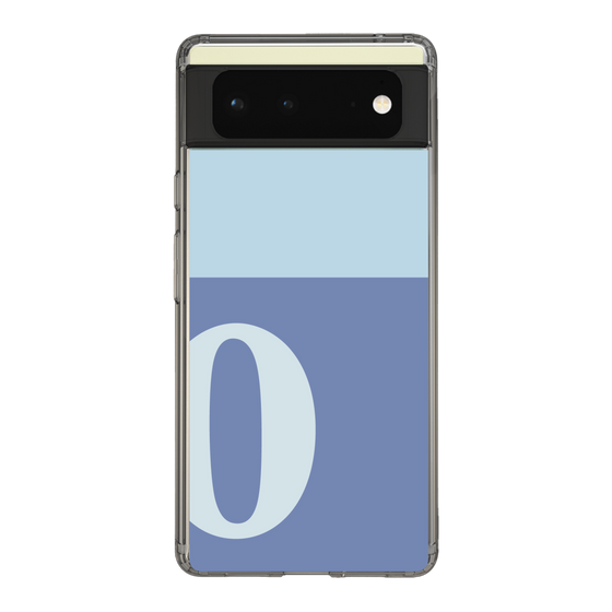 Slim Protection Case［ Original - initial two tone - O blue ］