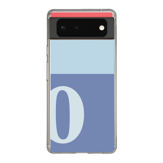 Slim Protection Case［ Original - initial two tone - O blue ］