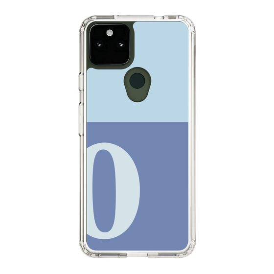 Slim Protection Case［ Original - initial two tone - O blue ］