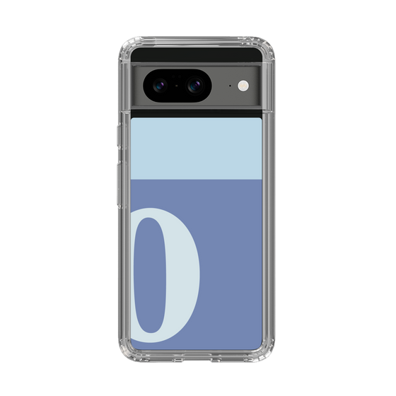 Slim Protection Case［ Original - initial two tone - O blue ］