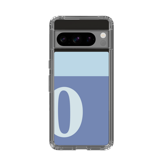 Slim Protection Case［ Original - initial two tone - O blue ］