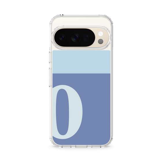 Slim Protection Case［ Original - initial two tone - O blue ］