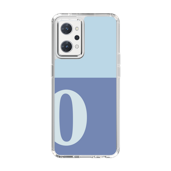 Slim Protection Case［ Original - initial two tone - O blue ］