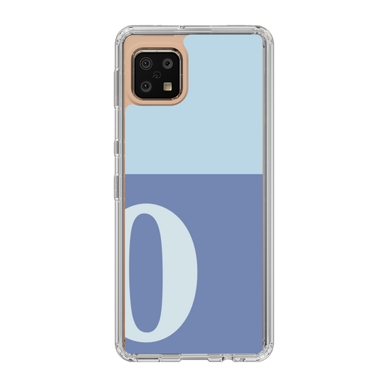 Slim Protection Case［ Original - initial two tone - O blue ］