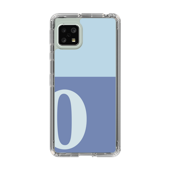 Slim Protection Case［ Original - initial two tone - O blue ］