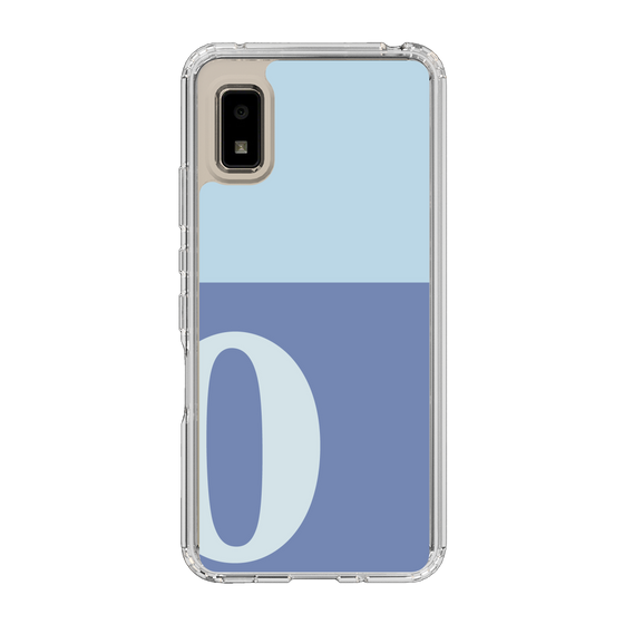 Slim Protection Case［ Original - initial two tone - O blue ］