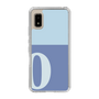 Slim Protection Case［ Original - initial two tone - O blue ］