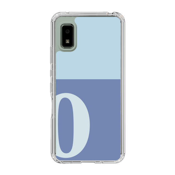 Slim Protection Case［ Original - initial two tone - O blue ］