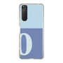 Slim Protection Case［ Original - initial two tone - O blue ］