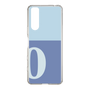 Slim Protection Case［ Original - initial two tone - O blue ］