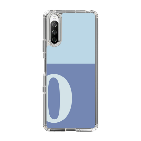 Slim Protection Case［ Original - initial two tone - O blue ］