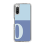 Slim Protection Case［ Original - initial two tone - O blue ］