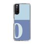 Slim Protection Case［ Original - initial two tone - O blue ］