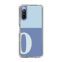 Slim Protection Case［ Original - initial two tone - O blue ］