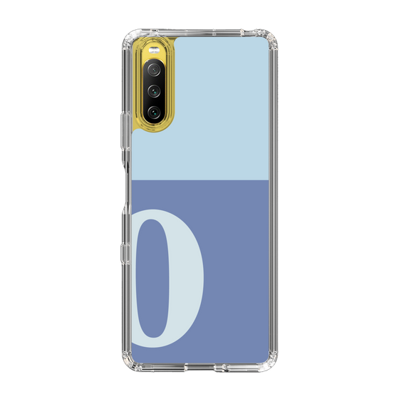 Slim Protection Case［ Original - initial two tone - O blue ］