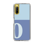 Slim Protection Case［ Original - initial two tone - O blue ］