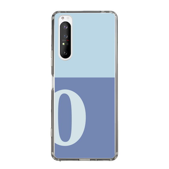 Slim Protection Case［ Original - initial two tone - O blue ］