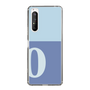 Slim Protection Case［ Original - initial two tone - O blue ］