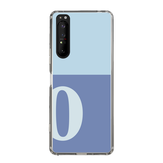 Slim Protection Case［ Original - initial two tone - O blue ］