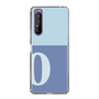 Slim Protection Case［ Original - initial two tone - O blue ］