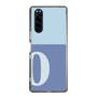 Slim Protection Case［ Original - initial two tone - O blue ］