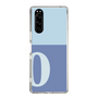 Slim Protection Case［ Original - initial two tone - O blue ］