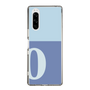 Slim Protection Case［ Original - initial two tone - O blue ］