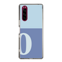 Slim Protection Case［ Original - initial two tone - O blue ］